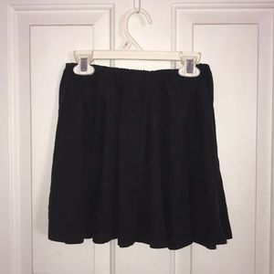 hollister + Lucy Hale black skater skirt